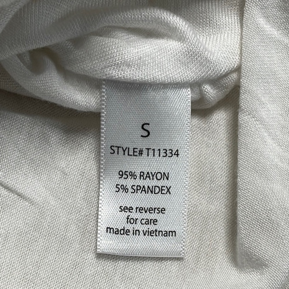 ACTIVE USA White Ruched Women's Top - Picture 6 of 8